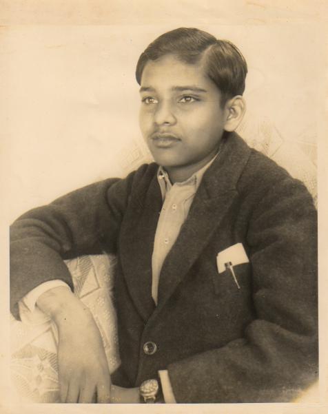 Manubhai as a student in 1926