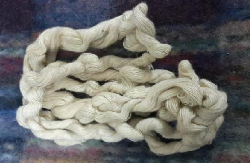 Khadi yarn hand spun by Manubhai in Ferozepur Jail 1944-45